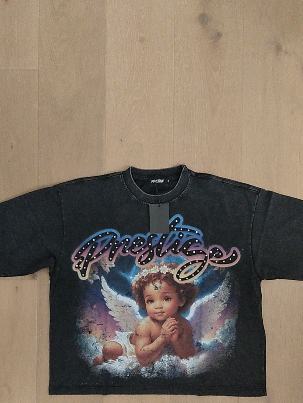Prestige Angel Graphic Tee Black Size M